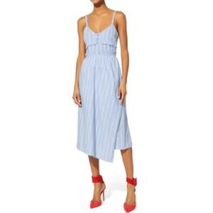 Derek Lam 10 Crosby Blue Ruffle Cami Dress